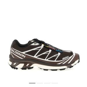 Salomon Trail Running Shoes in Brown and White